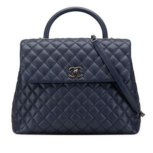 Chanel Large Caviar Coco Top Handle Bag